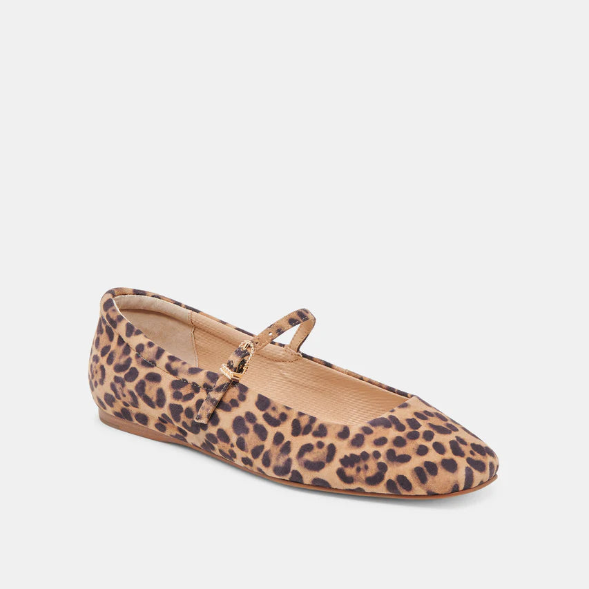 Leopard Reyes Ballet Flat