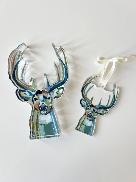 Bucky Acrylic Christmas Ornament | Wreath Charm