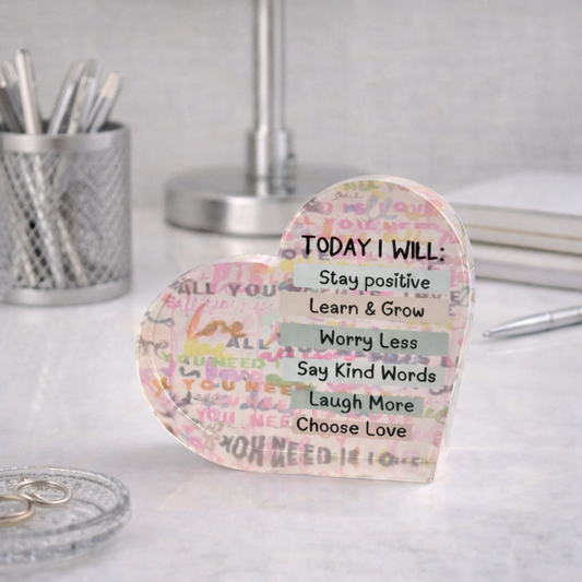 Desk Object, Stay Positive