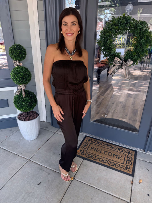 Conrad Strapless Jumpsuit