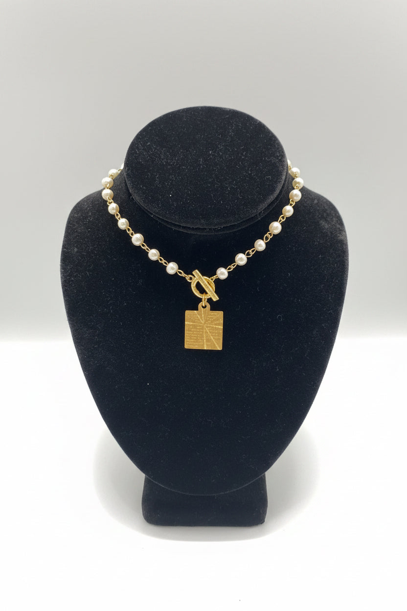 Lords Prayer Toggle Necklace