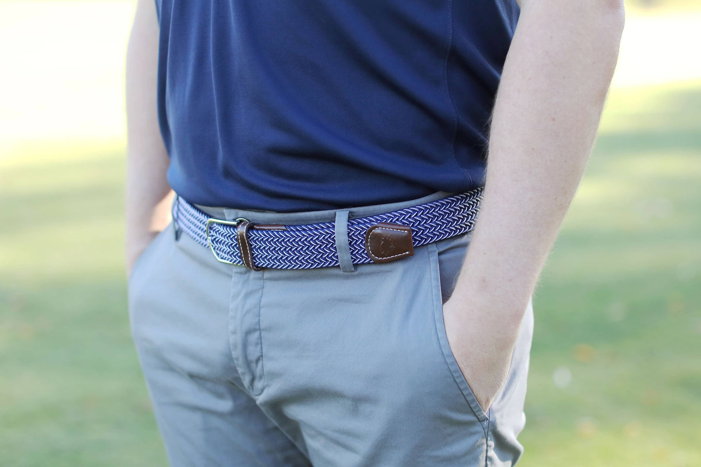 The Ponte Vedra Woven Stretch Belt