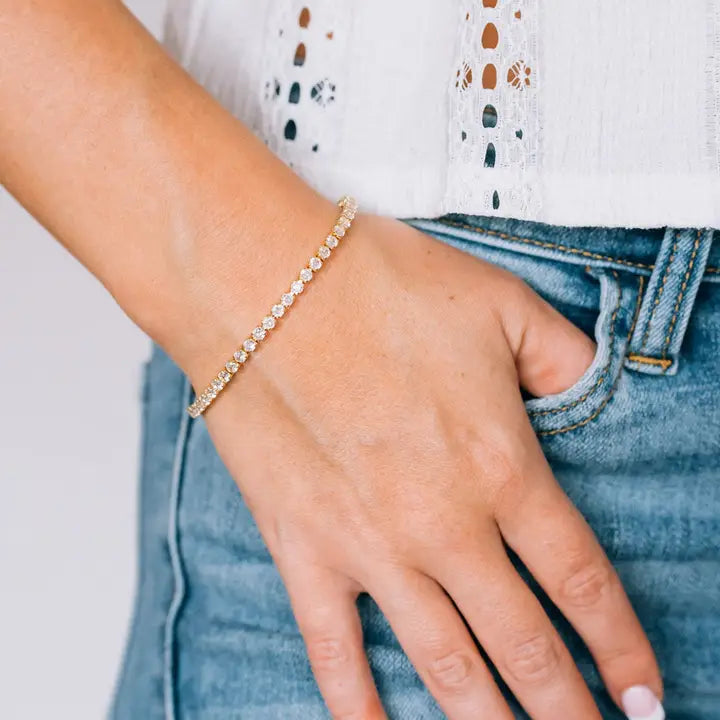 Crystal Tennis Bracelet Small