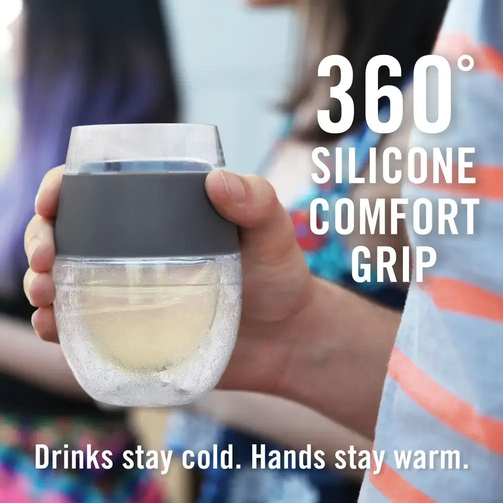 Wine FREEZE™ Cooling Cup Insulated w/ Cooling Gel - Marble