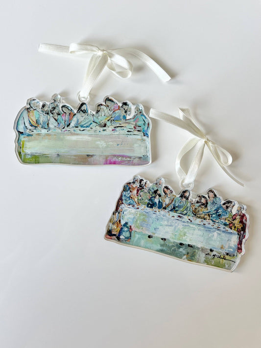 Legacy Meal II Last Supper Acrylic Christmas Ornament | Wreath Charm