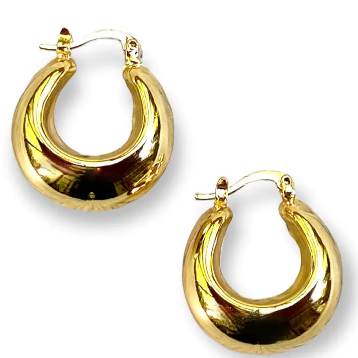Basket Hoop Earrings