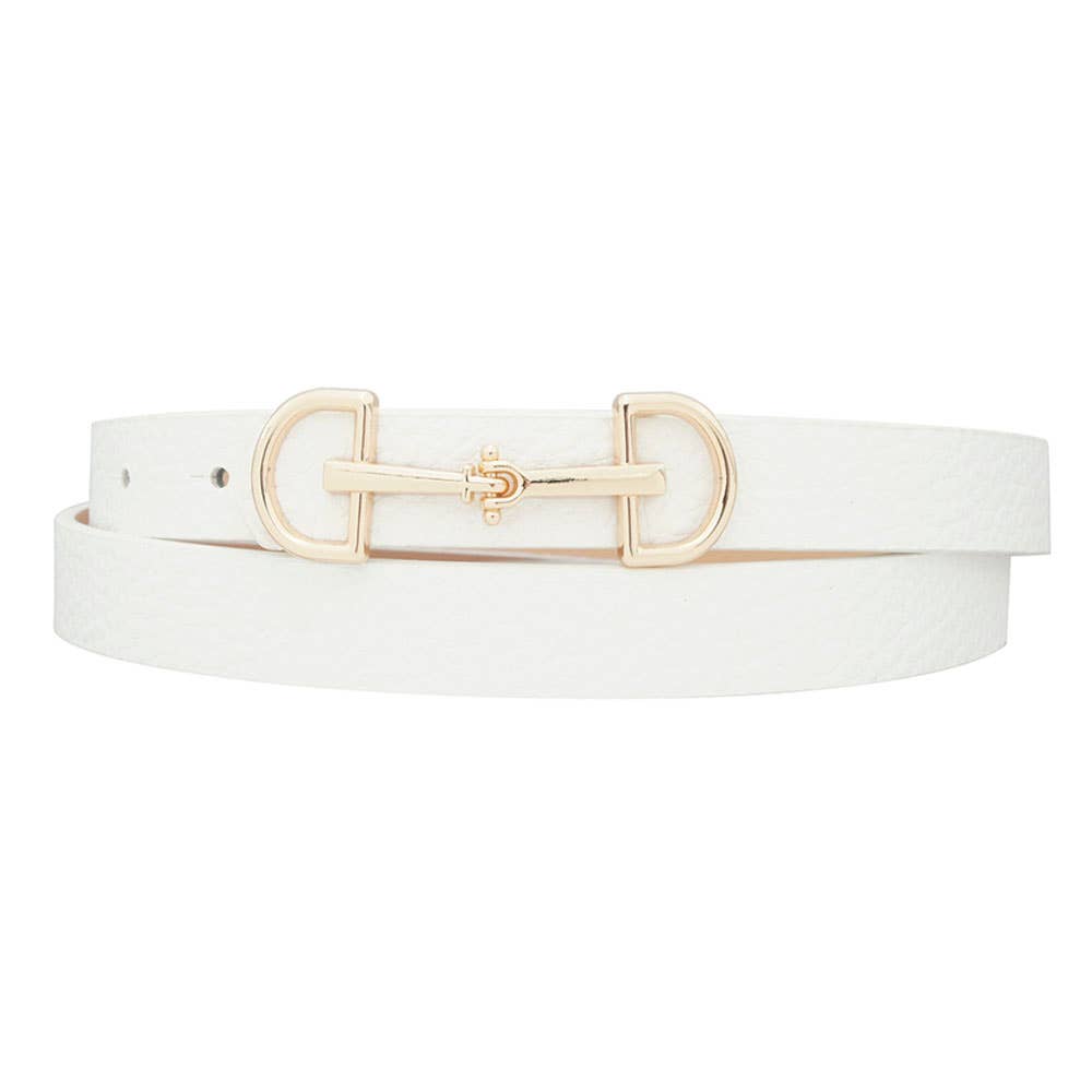 Horse Bit Buckle Women's Belt