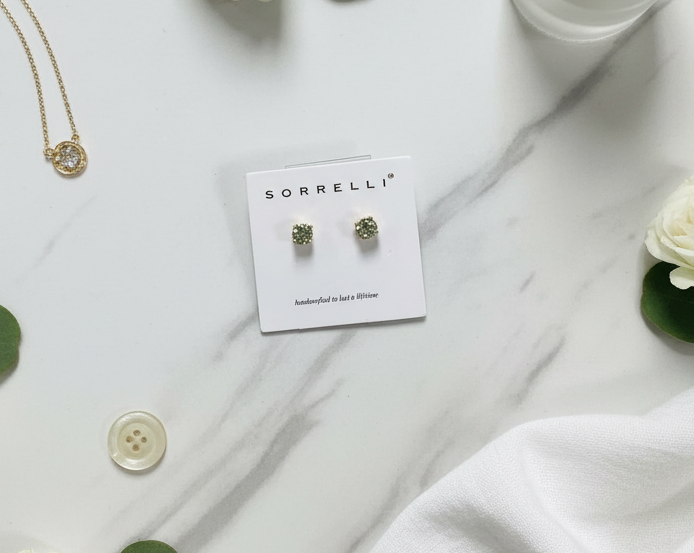 Sage Green Jayda Stud Earring