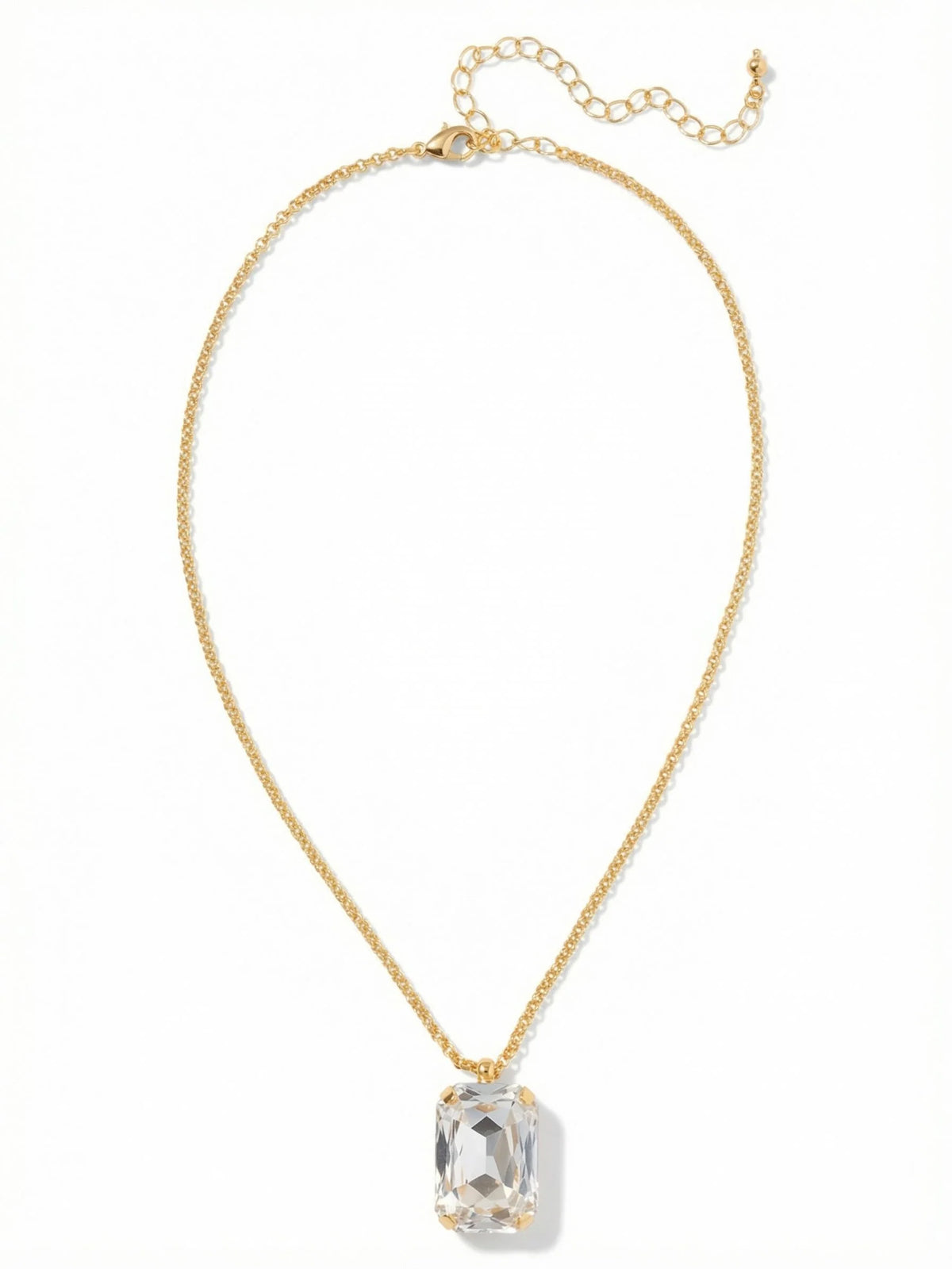 Crystal Viretta Pendent Necklace