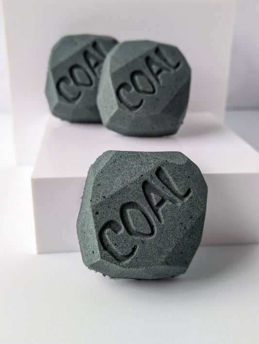 Lump of Coal Bath Bomb - Holiday/Christmas Collection
