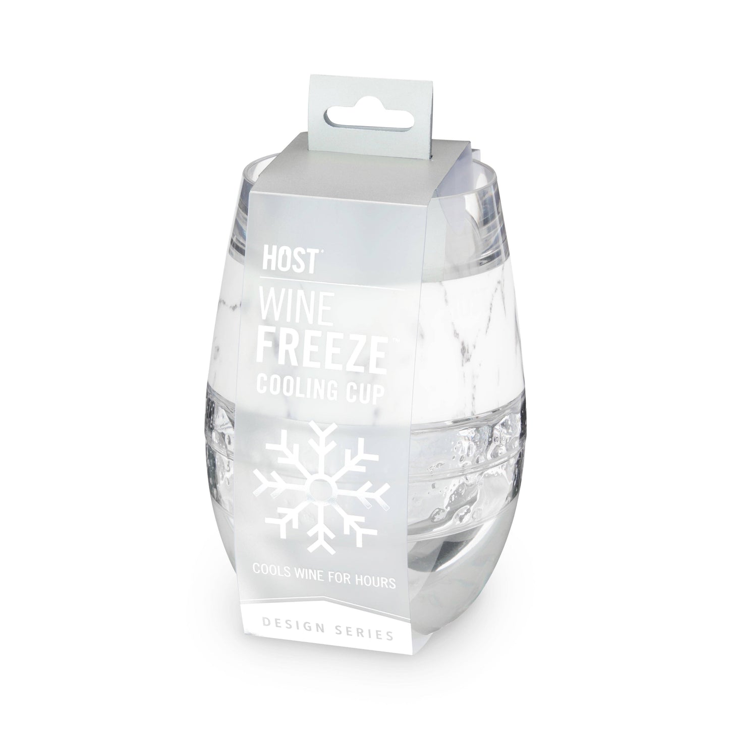 Wine FREEZE™ Cooling Cup Insulated w/ Cooling Gel - Marble
