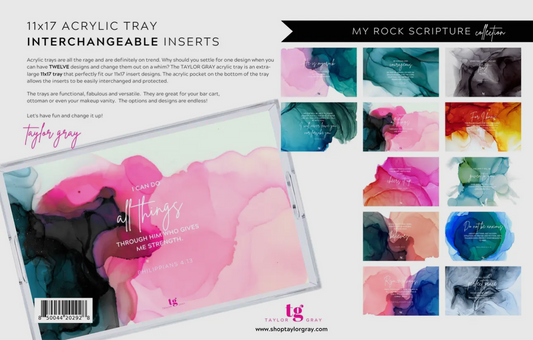 Large Acrylic Tray Inserts