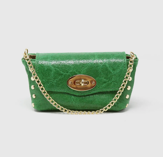 Genuine Leather Top Handle And Crossbody