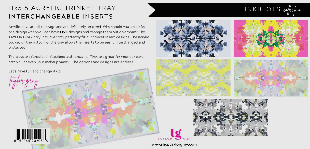 Small Acrylic Tray Inserts