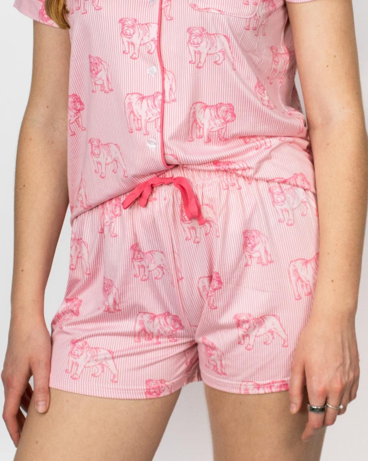 Bulldog Stare Sleep Shorts