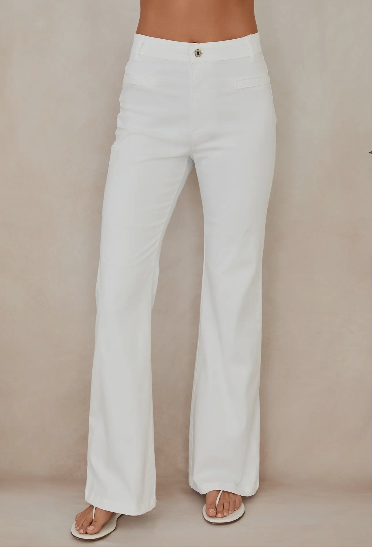High Waisted Chino Flare
