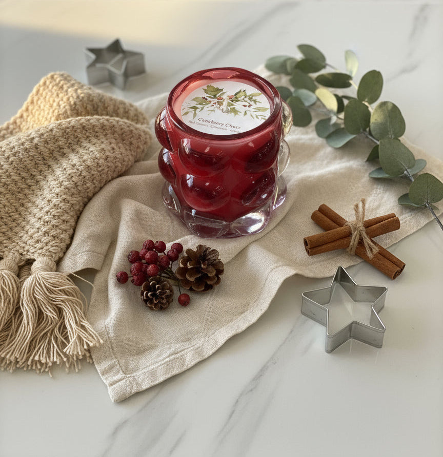 Bubble Crandberry Cheer Candle