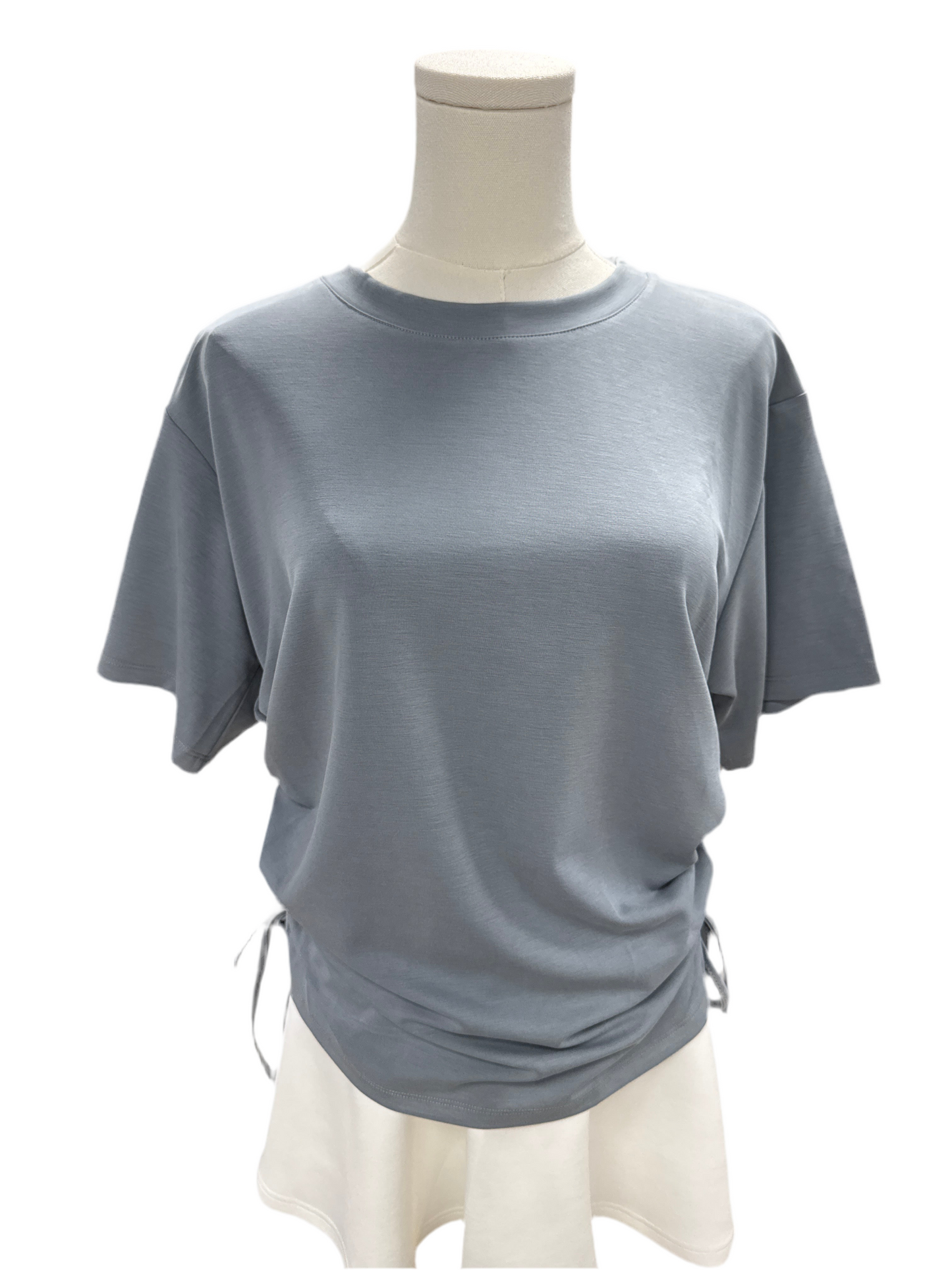 Steel Grey Side Cinch Top