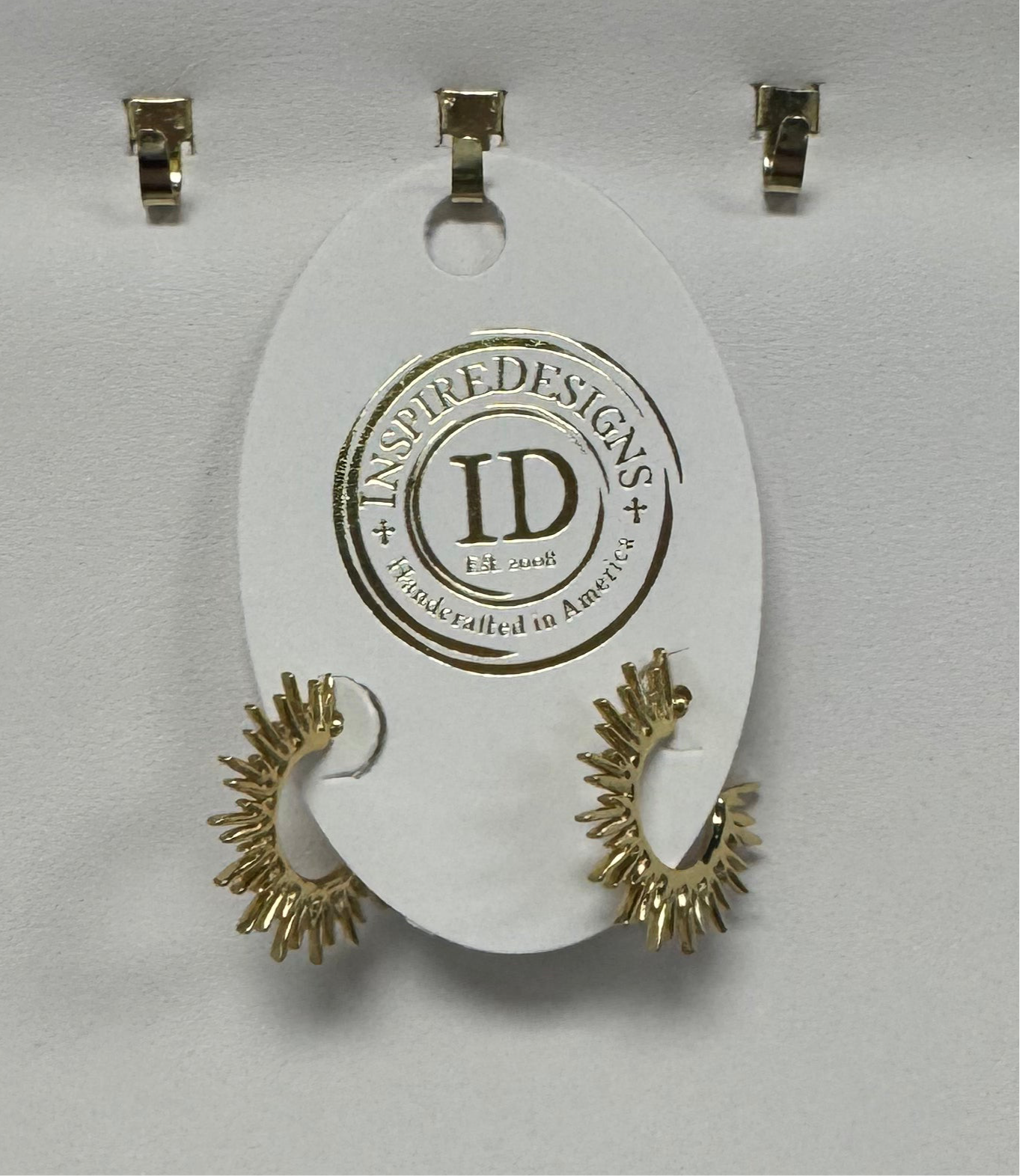 Sunburst Post Earring