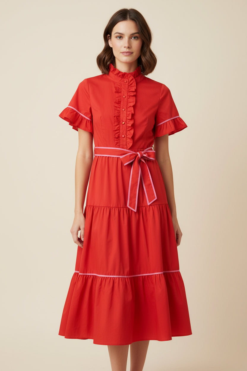 Lena Red Dress