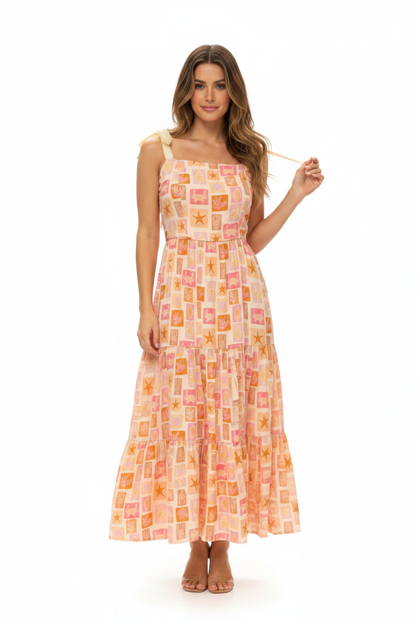 Pink Sands Beach Maxi Dress
