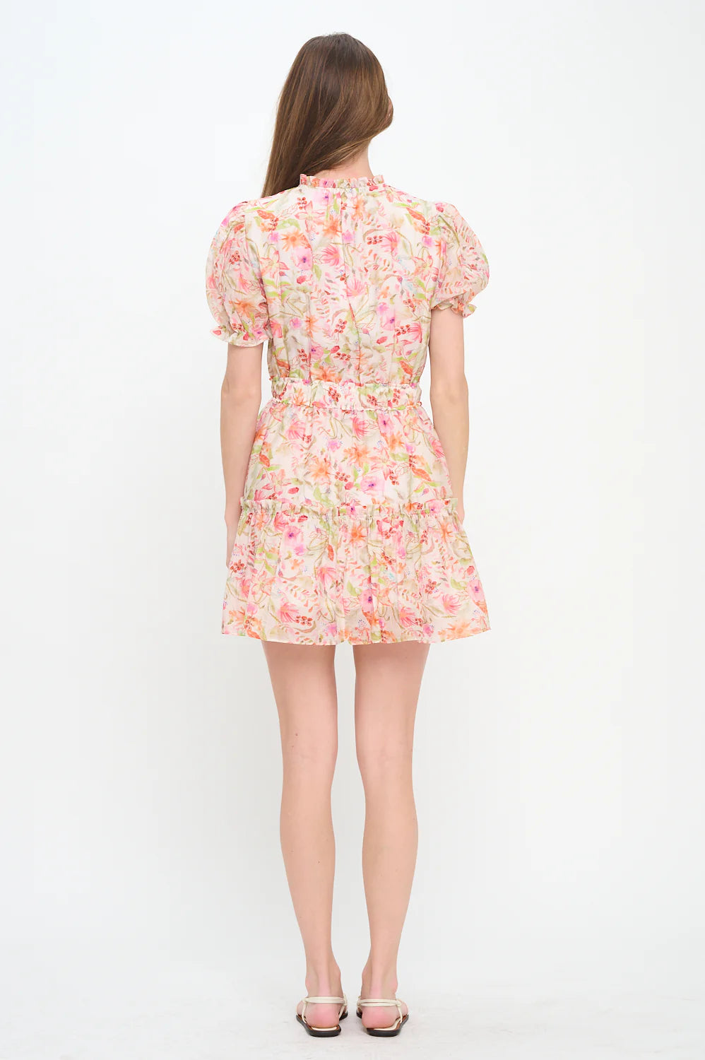 Pebble Blush Garden Short Dress