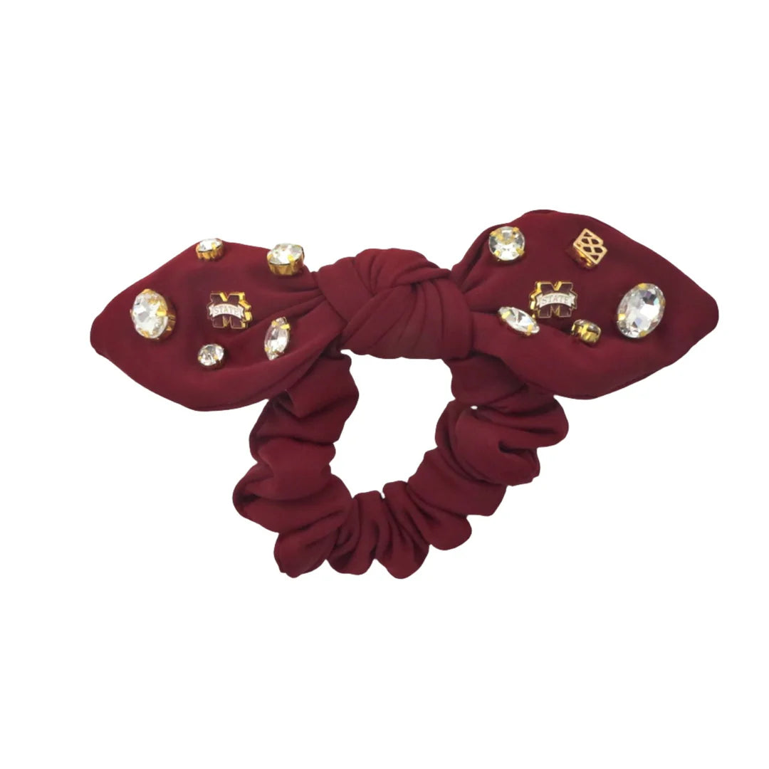 Mississippi State Bow Scrunchie
