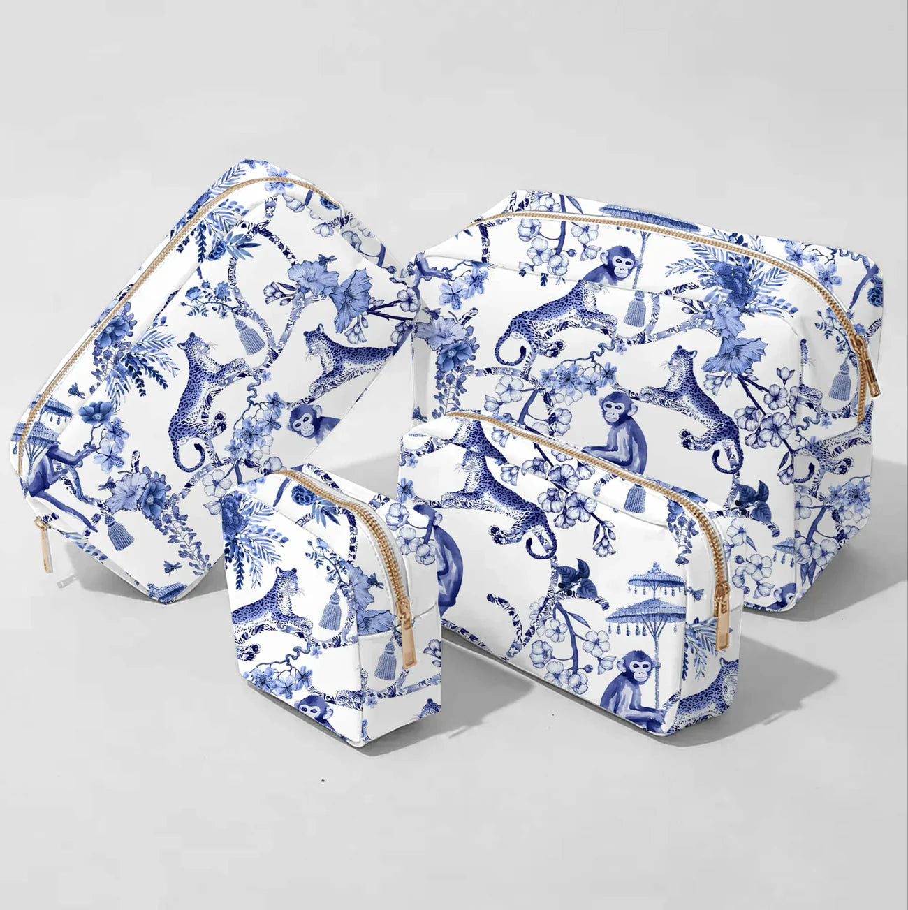 Blue Jungle Toiletry Bag