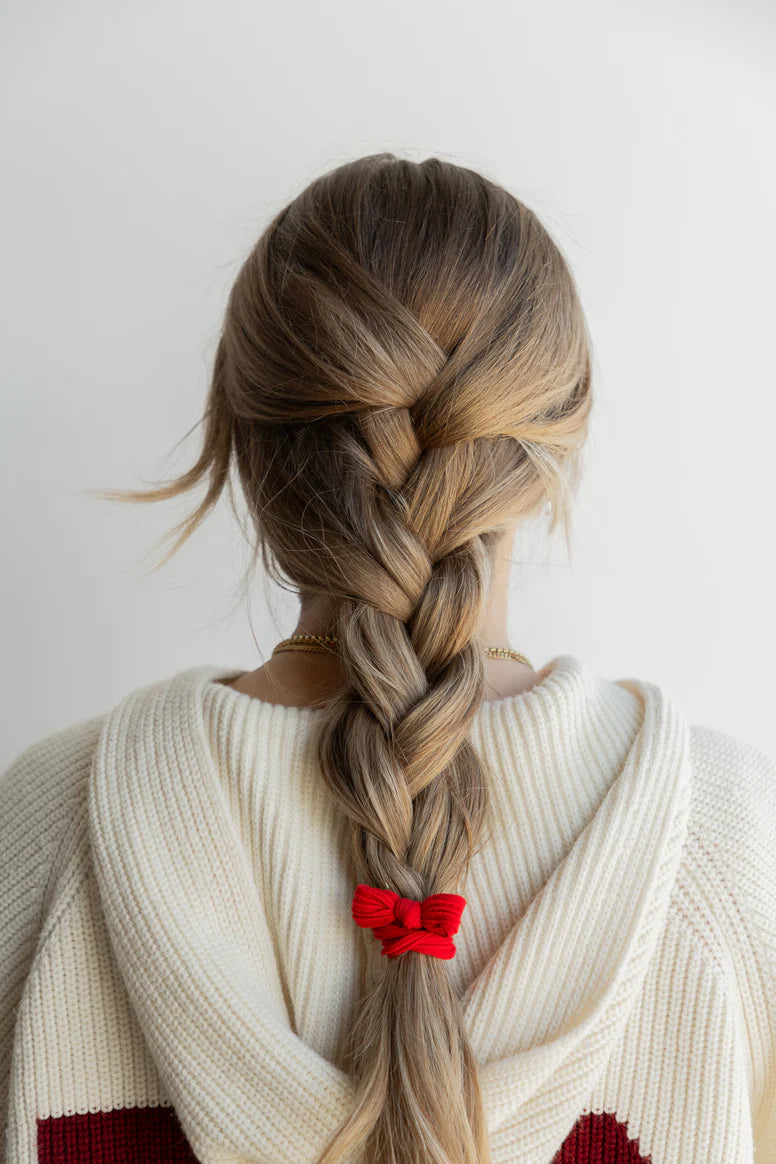 Bow Slick Back Ponytails (Pack Of Three)