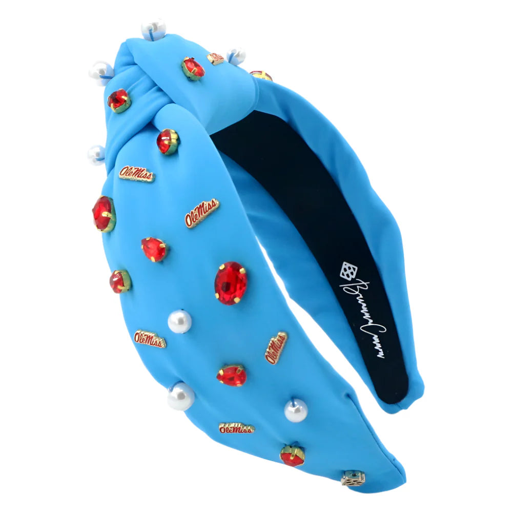 Powder Blue Ole Miss Headband