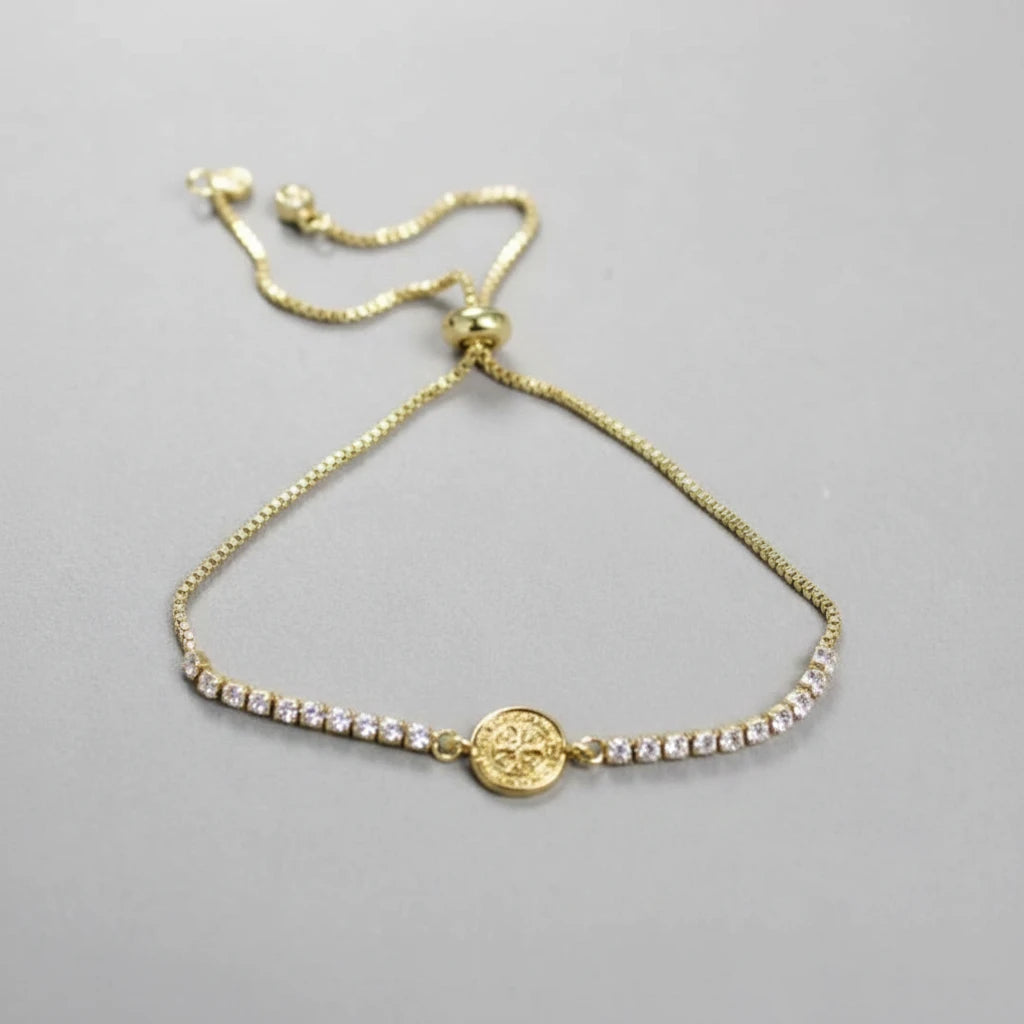 Benedict Reversible Medal Bracelet