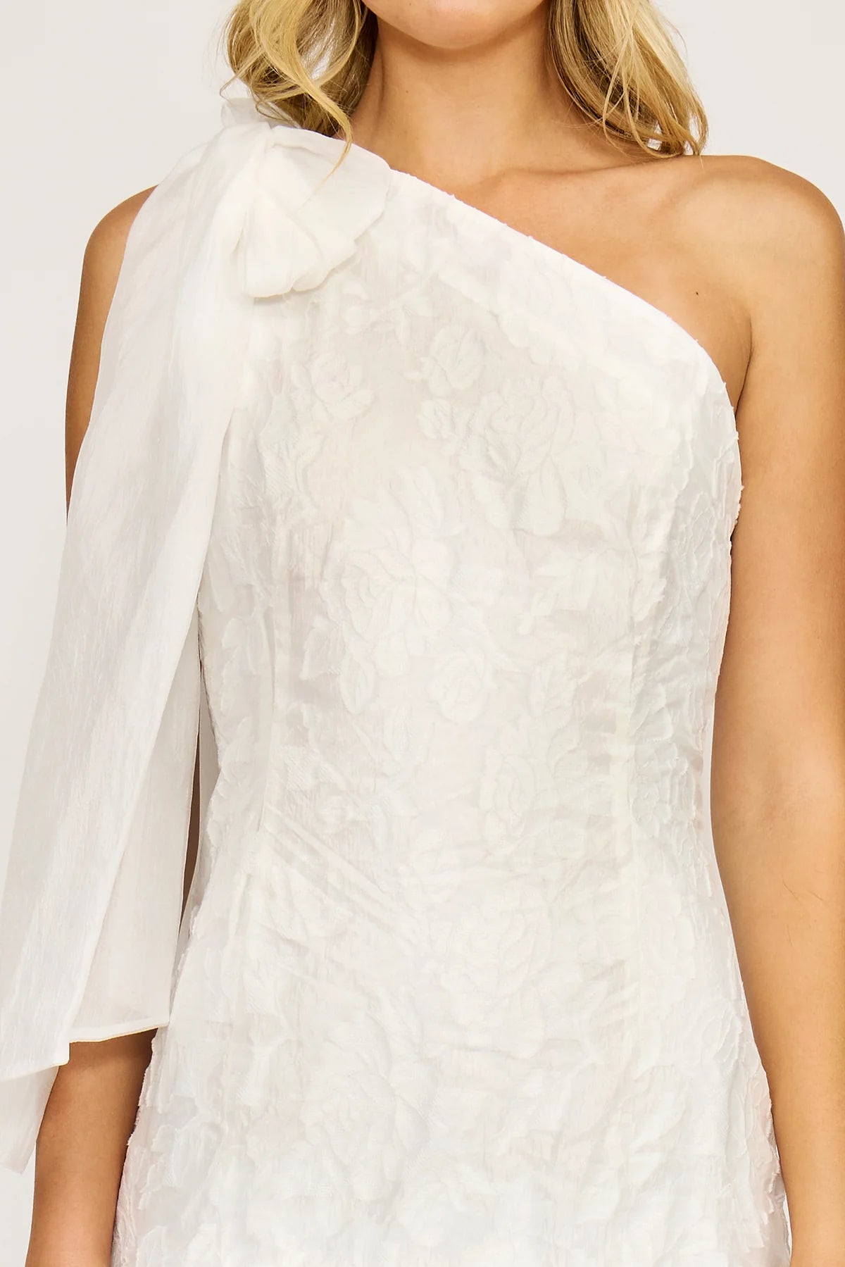 Mercy One shoulder Bow Dress