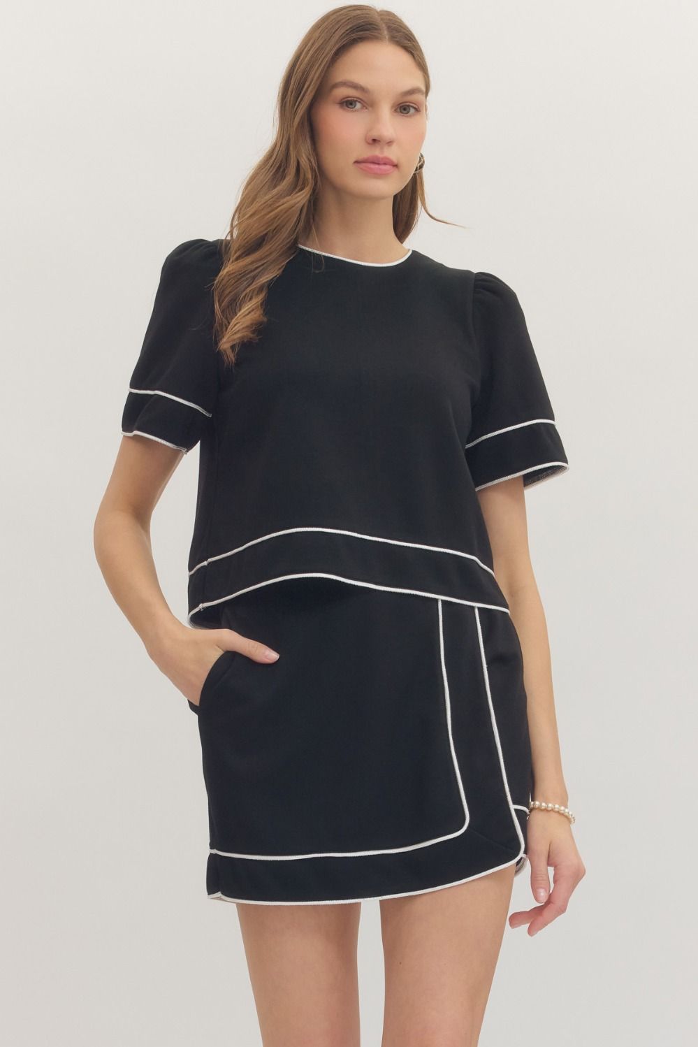Nautical Wrap Skort