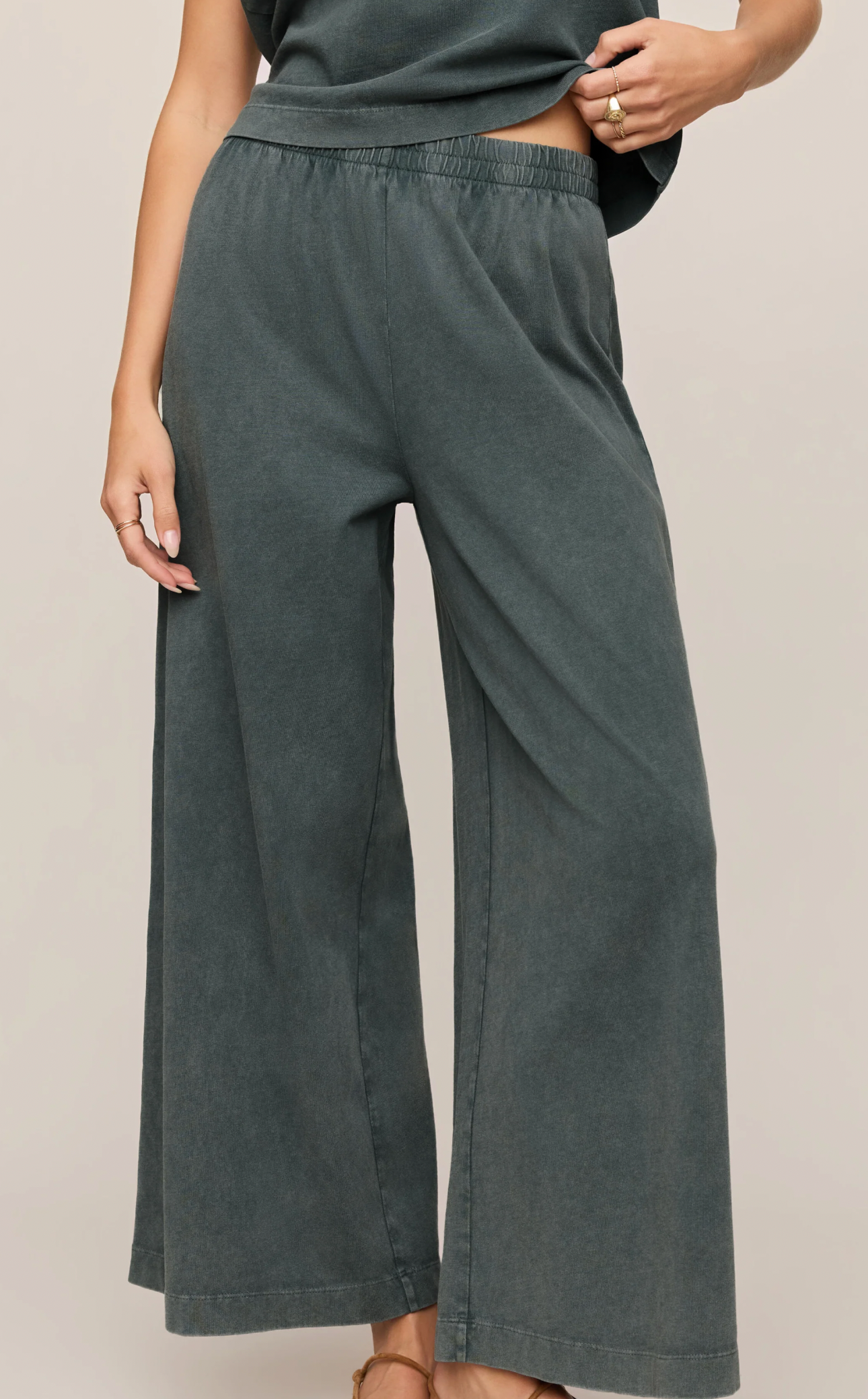 Scout Jersey Crop Flare Pant