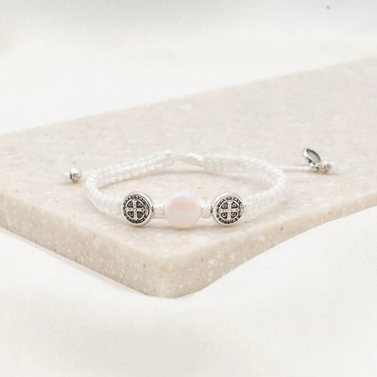 First Holy Communion Pearl Bracelet