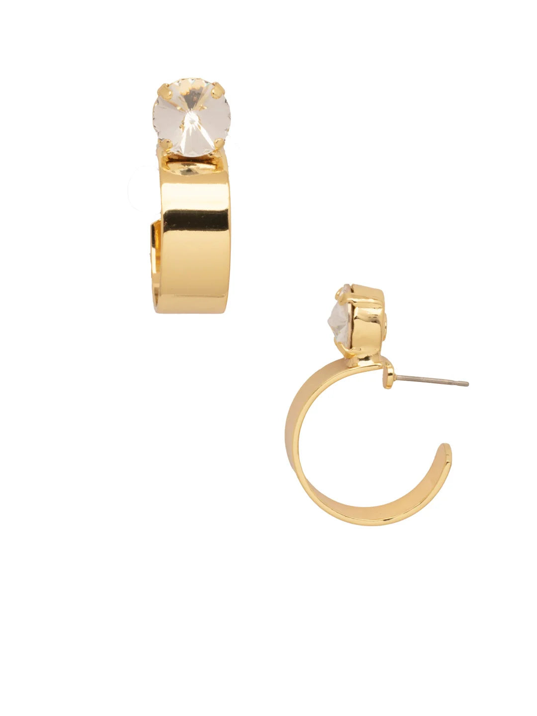 Dani Studded Hoop Earring