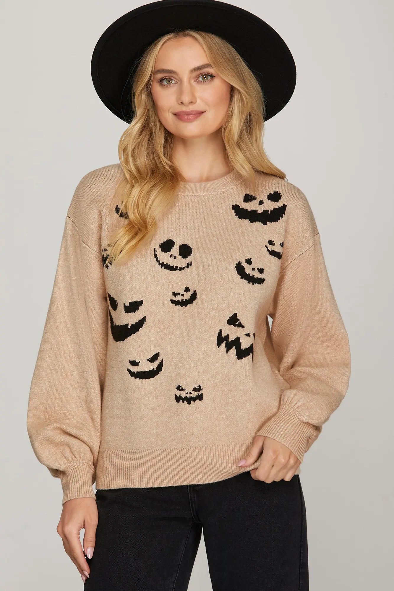 Jack-o-Lantern Sweater