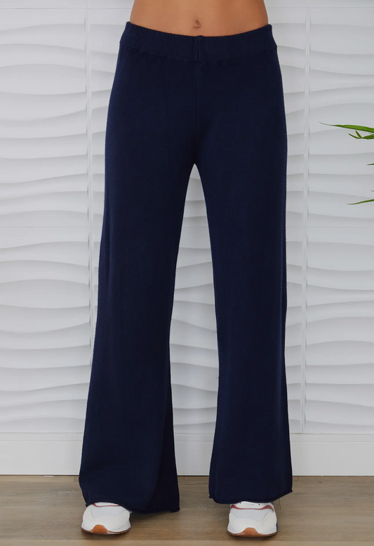 Italian Viscose Knit Flared Pant