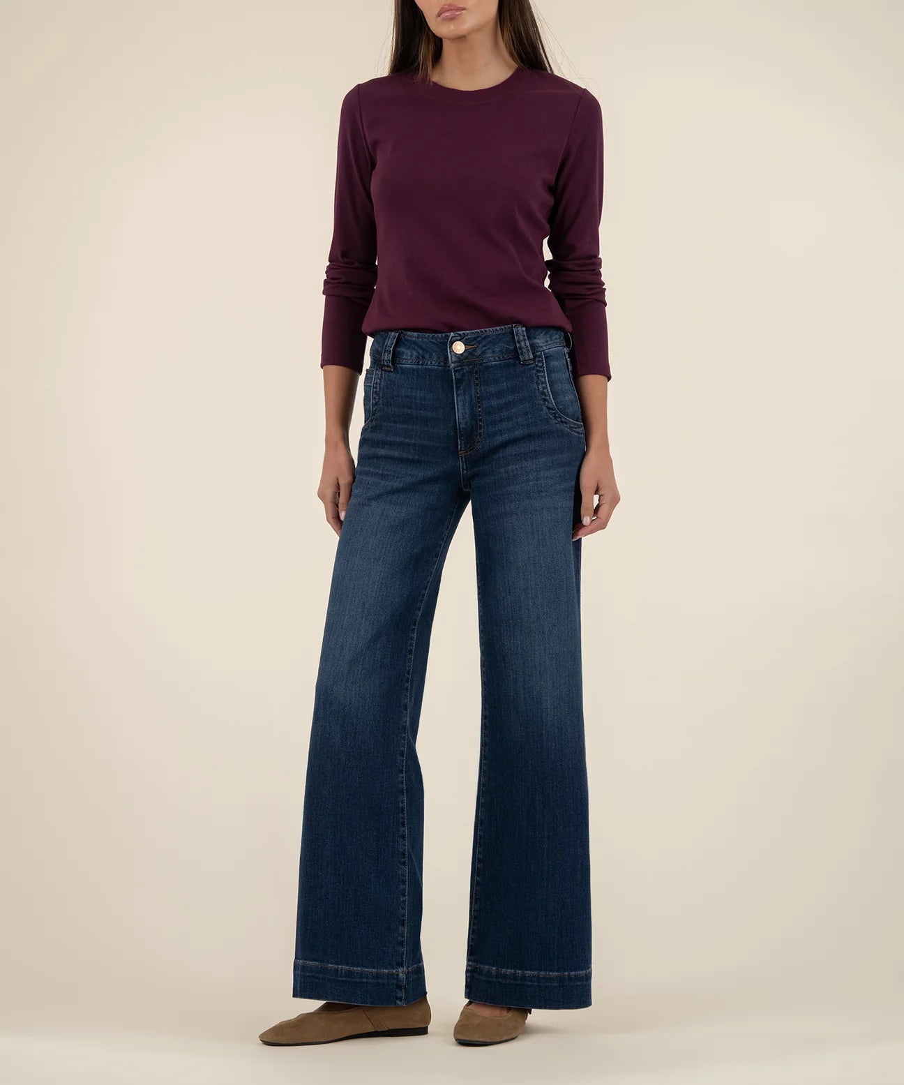 Noelie Scoop Neck Long Sleeve