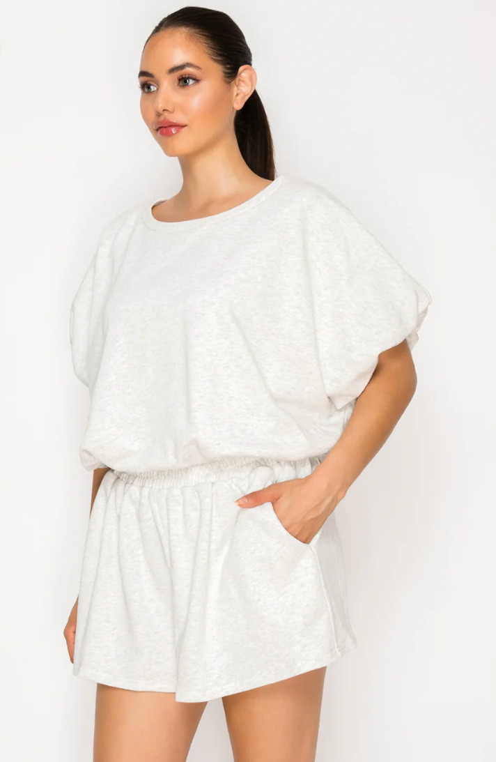 Grey French Terry Set