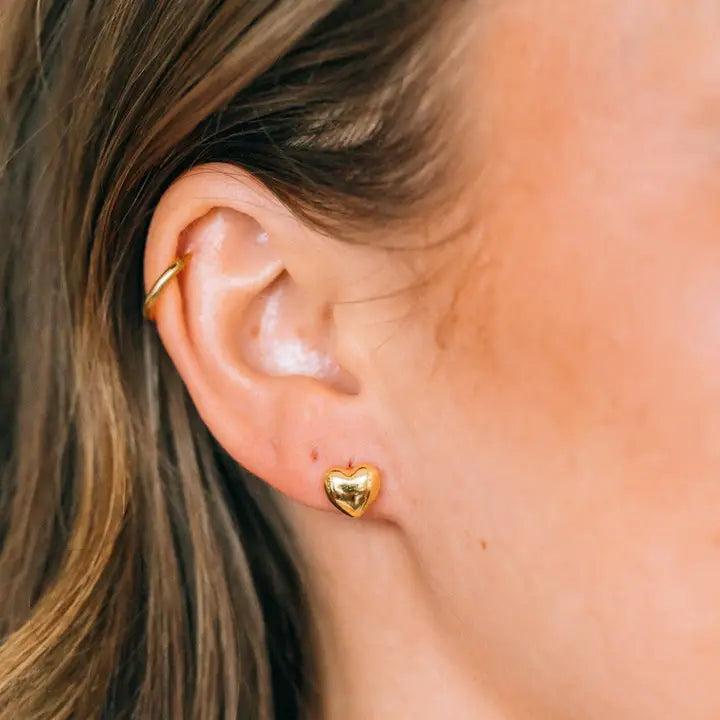 Petite Heart Earrings
