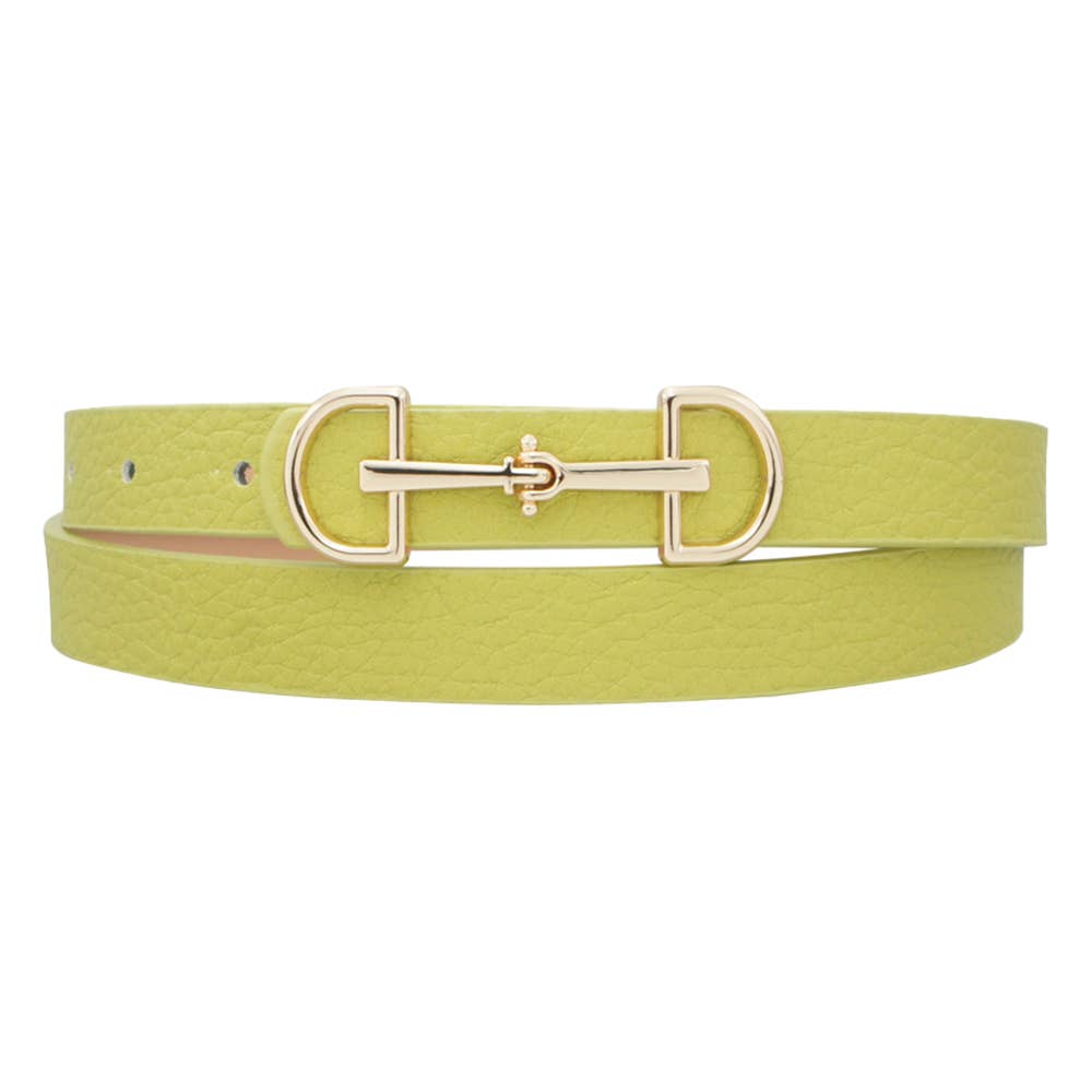 Horse Bit Buckle Women's Belt