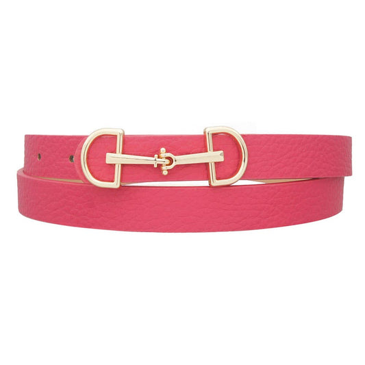 Horse Bit Buckle Women's Belt