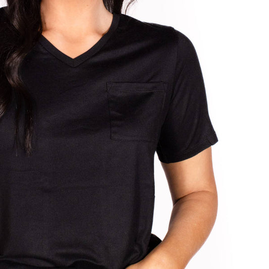 Highlands V-Neck Pocket Tee