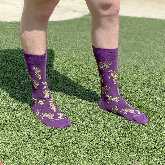 Men's Go Get Em Tiger Socks One Size