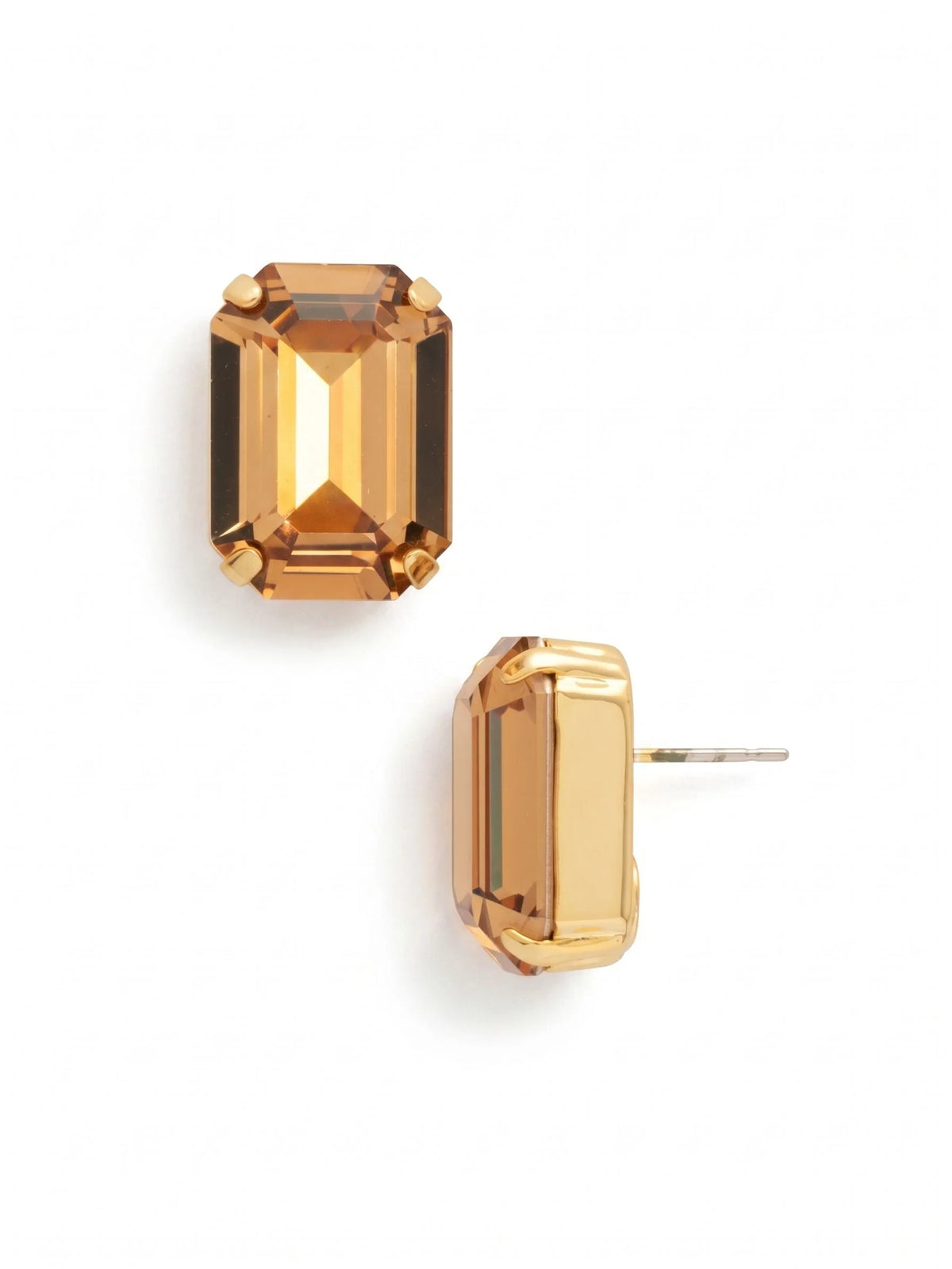 Honey Bourbon Brynn Stud Earrings
