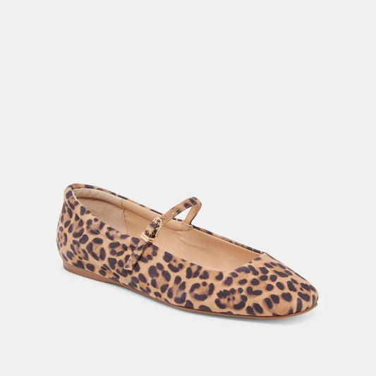 Leopard Reyes Ballet Flat