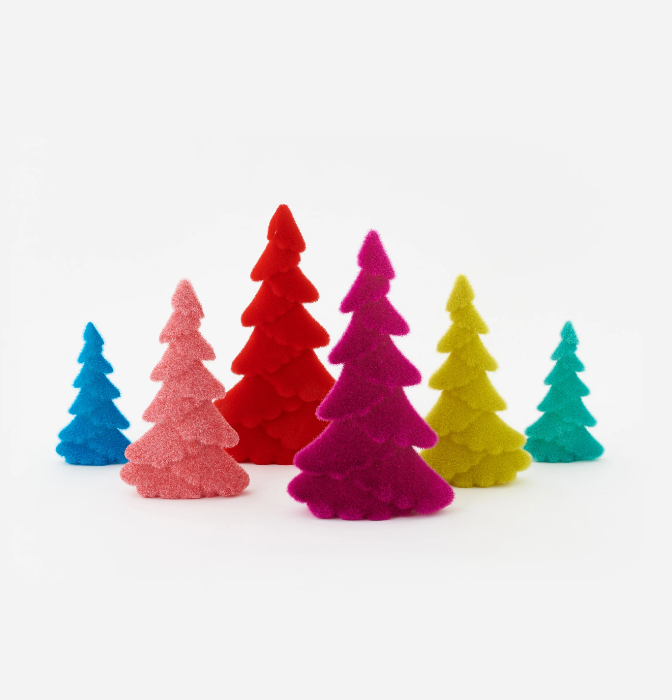 Flocked Christmas Tree