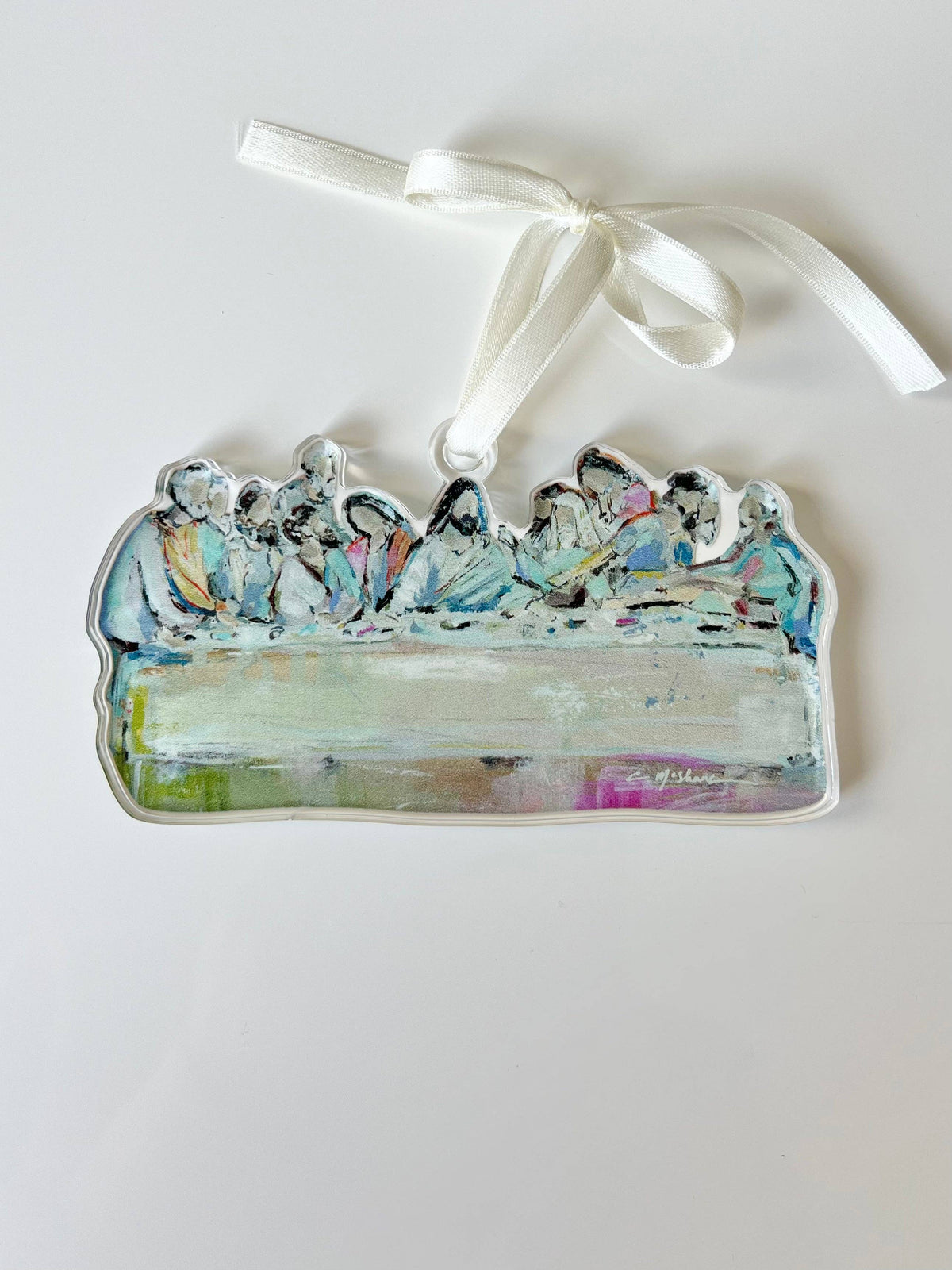 Legacy Meal II Last Supper Acrylic Christmas Ornament | Wreath Charm