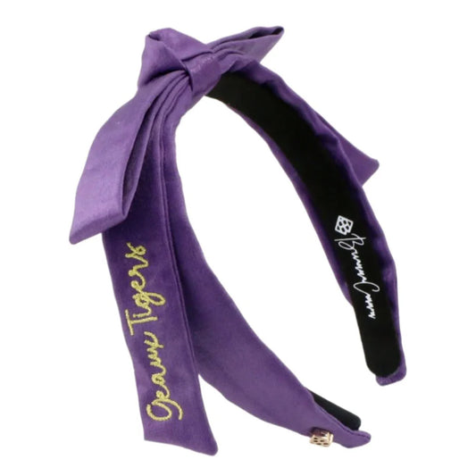 LSU Purple Bow Headband